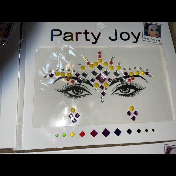 Lot 4 rave face stickers - Picture 6 of 7